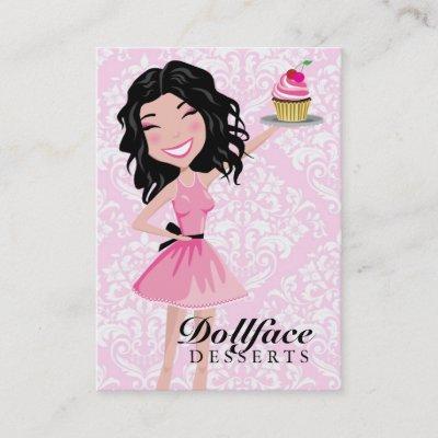 311 Dollface Desserts Kohlie Pink Damask 3.5 x 2