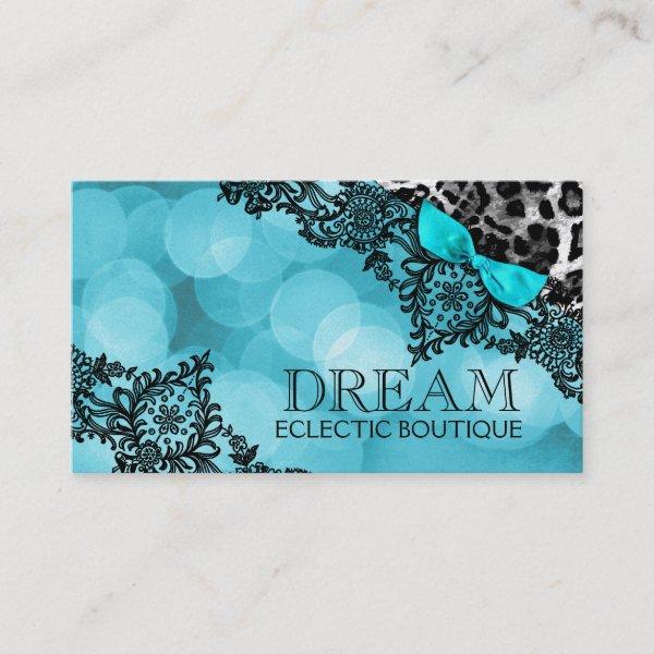 311 Dream in Leopard & Lace Aqua Pearl Paper