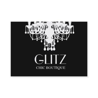 311 Glitz Boutique White Chandelier