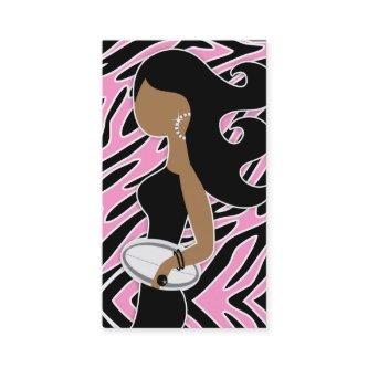 311 Rugby Fashionista Bling Pink Zebra