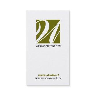 311-SIMPLY SQUARE MONOGRAM SAGE GREEN