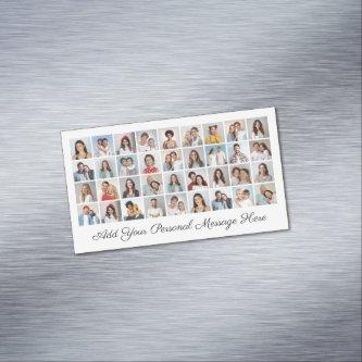 36 Photo Collage Add A Greeting Pack of 25 Magnets