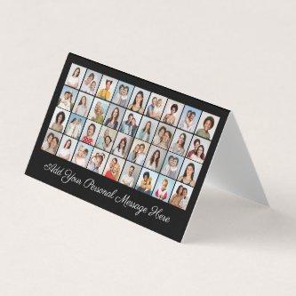 36 Photo Collage Add Your Greeting Editable Color