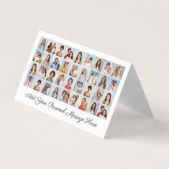 36 Photo Collage Add Your Greeting Editable Color