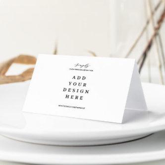 3.5"x2" Folded Place Card Printing