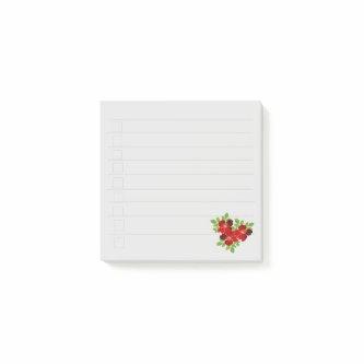 3 Red Flowers Notes