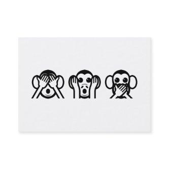3 Wise Monkeys Emoji
