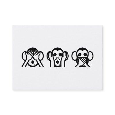 3 Wise Monkeys Emoji