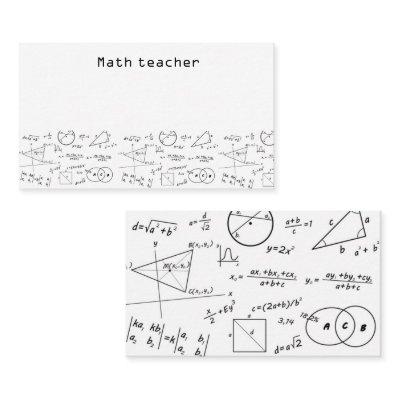 3D math white board math teacher