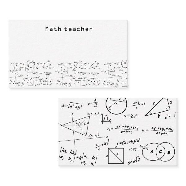 3D math white board math teacher