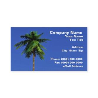 3D Palm Tree Against Clear Blue Sky