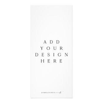 4x9" Business Rack Card Custom Printing