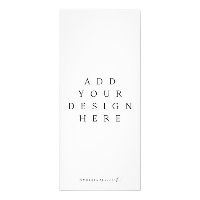 4x9" Business Rack Card Custom Printing