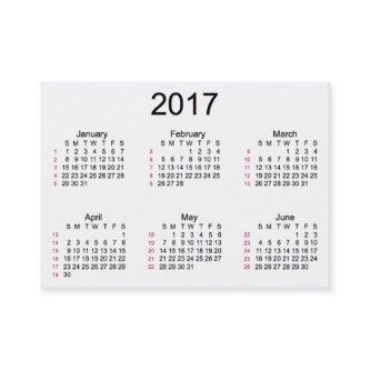 52 Week 2017 White Calendar by Janz