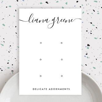 6 Hole, Three Earring Set Display