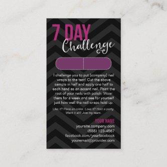 7 Day Challenge Sample Card