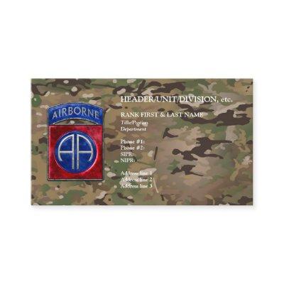 82nd Airborne Customizable Camo