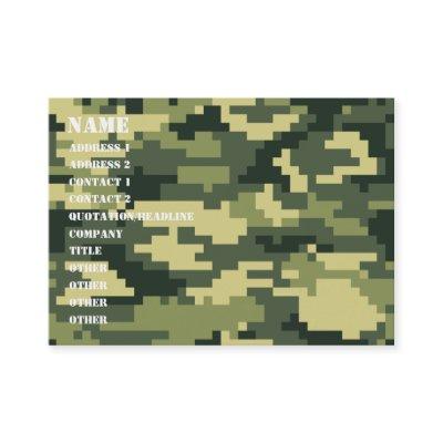 8 Bit Pixel Digital Woodland Camouflage / Camo