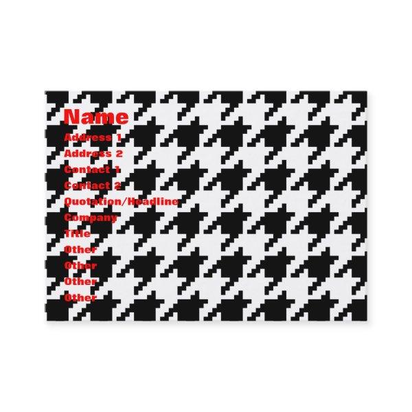 8 Bit Pixel Houndstooth Check Pattern