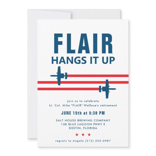 A-10 Attack Fighter Jet Party Invitation