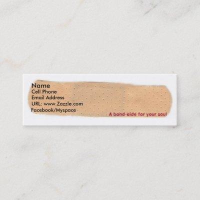 A band-aide for your soul Profile Card