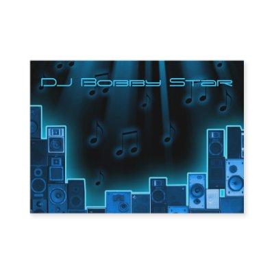A cool DJ blue laser