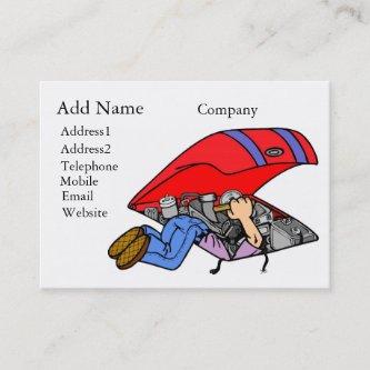 A Customizable Mechanics Business/Profile Card