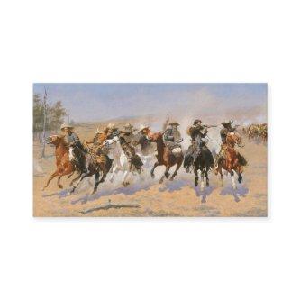A Dash For Timber By Frederick Remington