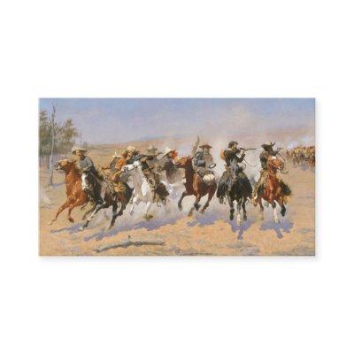 A Dash For Timber By Frederick Remington