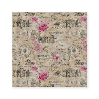 A French Ephemera Design Series 24 Square