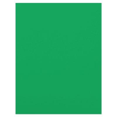 a green background with a white border flyer