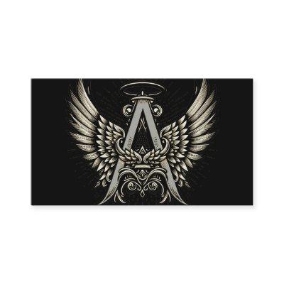 A is For Angel Alphabet Letter Initial