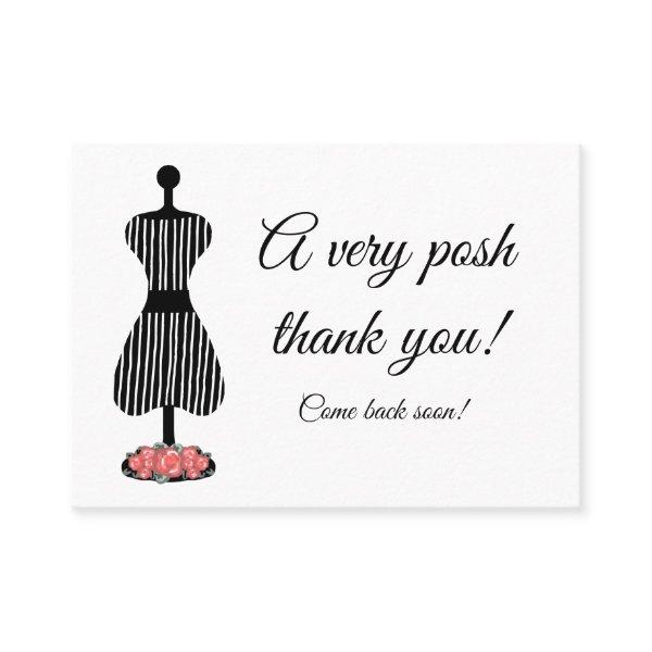 A Posh Thank You