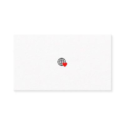 A red heart symbol created with smooth, bold lines