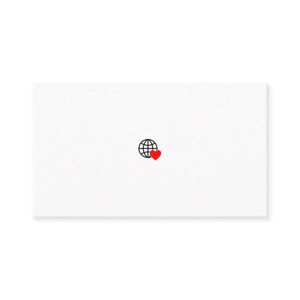 A red heart symbol created with smooth, bold lines