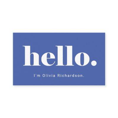 A Simple Hello | Bold and Modern Typography