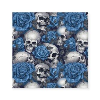 A Skull and Roses Series Design 12 Square