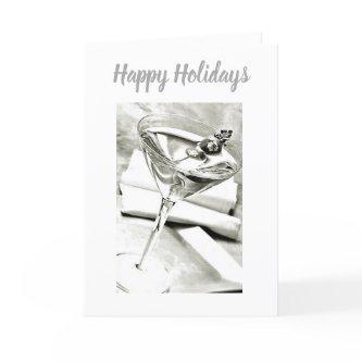 A TOAST TO ***HAPPY HOLIDAY*** AND NEW YEAR TOO HOLIDAY CARD