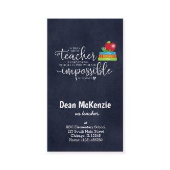 A truly great teacher