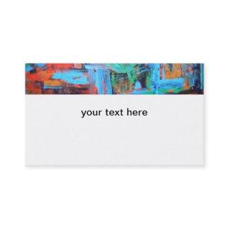 A Walk In The Forest-Hand Painted Abstract Border