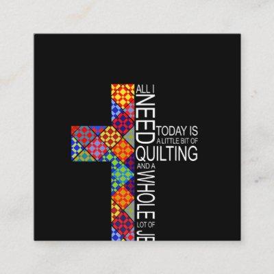 A Whole Lot Of Jesus And Quilting Sewing Crochet Square