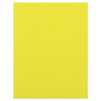 a yellow background with a black border flyer