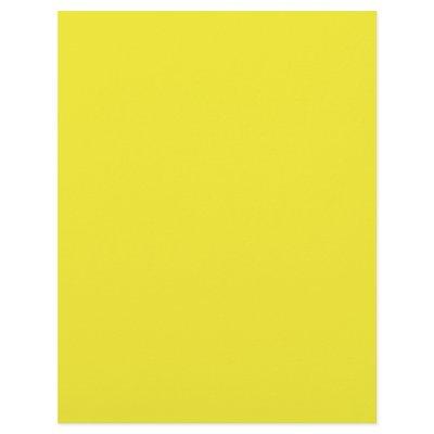 a yellow background with a black border flyer