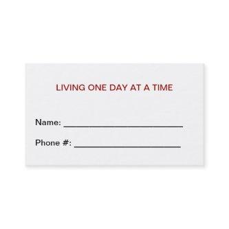 AA Fellowship Cards