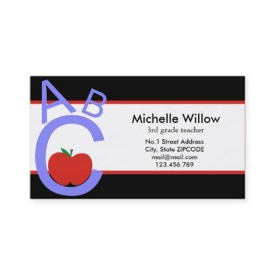 ABC Apple School Teacher