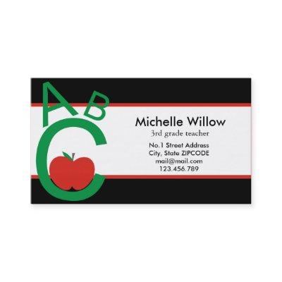 ABC Apple School Teacher