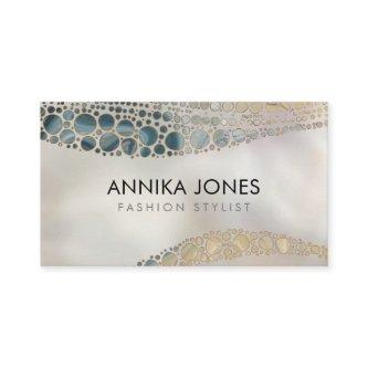 Aboriginal Dot Art style Marble Abstract