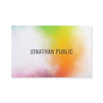 Abstract Art Modern Colorful Elegant Template