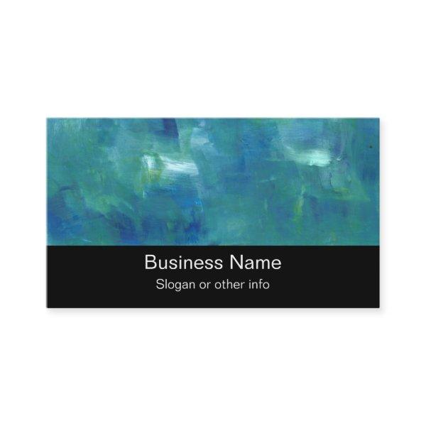 Abstract Blue Green Sentiment.