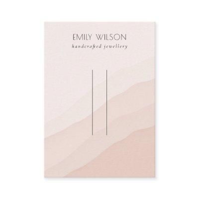 Abstract Blush Pink Waves Hairclips Pin Display